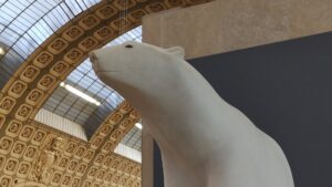 Sculpture Ours de Pompom au Musée d'Orsay